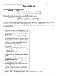 Learn easier by reading intelligent sequences of questions and answers. Chemical Equation Aerobic Respiration Reactants Products