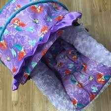 Little Mermaid Infant Car Seat Replacement Cover Little Mermaid Baby Baby Car Seats Baby Mermaid Outfit