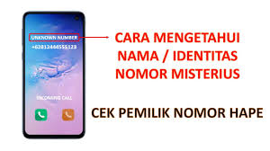 Ilustrasi cara melacak nomor hp (foto: Cara Cek Identitas No Hp Misterius No Name Youtube