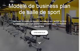 Entrepreneur Inspirez Vous De Ce Modele De Business Plan De Salle Sport Pour Rediger Le Votre Salle De Sport Salle De Sport Fitness Sport