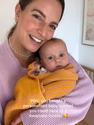 Welcome baby Brady. Seeing your babys in our organic cotton personalis...