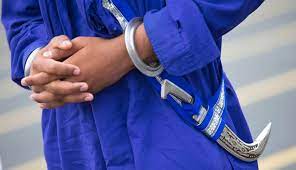 (sikhism) a ceremonial sword that must be worn at all times by baptized sikhs, and one of the five ks. Kirpan Wikipedia