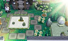 Animal Crossing Happy Home Designer Garden Of Zen Tranquility Animal Crossing Qr Garden Animals Animal Crossing