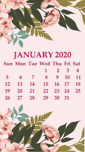 January 2020 Iphone Calendar Wallpaper Calendar Wallpaper January Calendar January Wallpaper