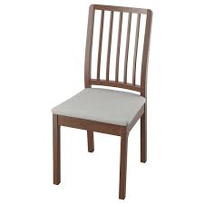 Ekedalen Chair Brown Orrsta Light Gray In 2020 Solid Wood Chairs Accent Chairs For Living Room Chair
