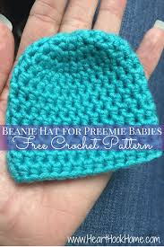 Easy pullover baby sweater with pocket in stockinette and seed stitch. Beanie Hat For Preemie Babies Free Crochet Pattern