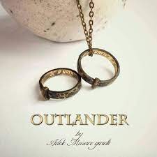 Ring With Engraving Brass Engraved Ring Scotland Higlands Etsy Outlander Outlander Claire Engraved Wedding Rings