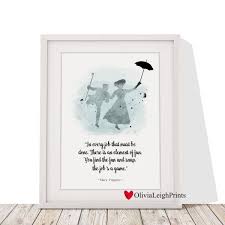 Disney Mary Poppins And Bert Watercolour Word Art Quote Print Wall Art Gift Nursery By Olivialeighprints On Mary Poppins And Bert Word Art Quotes Quote Prints