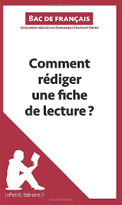 Comment Rediger Une Fiche De Lecture Bac De Francais Methodologie Lycee Reussir Le Bac De Francais Coutant Defer Dominique Amazon Fr Livres