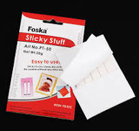 Foska Factory Wholesale 50g Blue&White High Quality Non-toxic Removable and  Reusable Power Sticky Tack Sticky Stuff