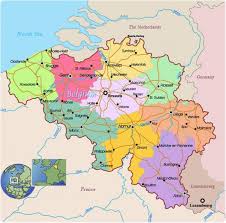 Detailed large political map of belgium showing names of capital cities, towns, states, provinces and boundaries with neighbouring countries. Belgium Map A Map Of Belgium Western Europe Europe