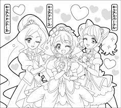 プリキュアぬりえ パターンe dtimes 塗り絵 プリキュア プリキュア ぬりえ 塗り絵 かわいい