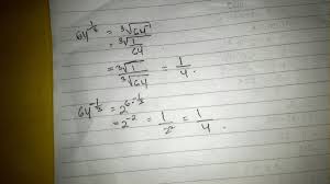 Maka hasil yang di dapatkan dari akar pangkat 3 dari 39 304 adalah 34. Hasil Dari 64 Pangkat Min Sepertiga Brainly Co Id