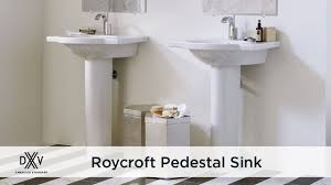lowell 26 inch pedestal sink single