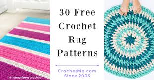 Free crochet home spa bath mat set. 30 Free Crochet Rug Patterns For Beginners Crochet Me