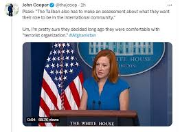 Now news app onelink.to/mpgmrwplease support me. Jen Psaki Is Mocked For Saying The Taliban Should Consider Their Role In The International Community