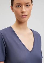 MAVİ ODYSSEY GRAY Kadın Mavi Gri Kadın V Yaka T-Shirt