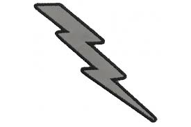 Reflective Lightning Bolt Right Patch Reflective Patches Thecheapplace