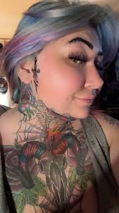 Tatted for the homie. I low key look super cute with a neck and face tattoo  💁🏻‍♀️ who knew!