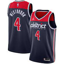 Latest on washington wizards point guard russell westbrook including news, stats, videos, highlights and more on espn Washington Wizards Jordan Statement Swingman Trikot Russell Westbrook Herren
