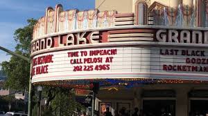 On fridays and saturdays we feature performances on the mighty wurlitzer before evening shows in theater one. Grand Lake Theater Marquee In Oakland Calls For Trump Impeachment Oakland News Now