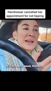Lady calls up her hairstylist and notices shes been cancelled. Trying ...
