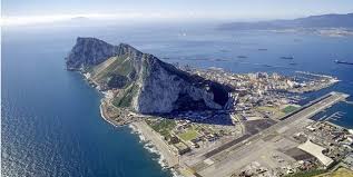 It is 3 miles (5 km) long and 0.75 mile (1.2 km) wide and is connected to spain by a low, sandy isthmus that is 1 mile (1.6 km) long. Gibraltar