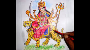While goddess chamunda devi is kuldevi of the erstwhile maratha rulers of dewas, goddess tulja bhavani was the tutelary deity of maratha warrior chathrapathi shivaji maharaja. Goddess Durga Drawings Novocom Top