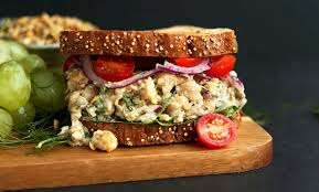 Vegan Chickpea No Tuna Salad Sandwich Forks Over Knives Recipe Vegan Sandwich Recipes Wfpb Recipes Vegan Recipes