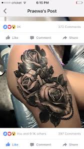Pin By Katie Henry On Tattoos Trendy Tattoos Tattoos Rose Tattoo Thigh