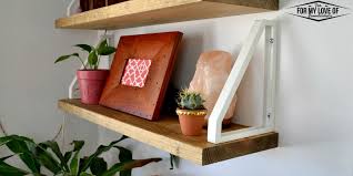 2 mini shelf brackets handmade iron hook kitchen mug spice rack cd holder hanger. Remodelaholic Diy Wall Shelf Reverse Ikea Ekby Lerberg Bracket Hack