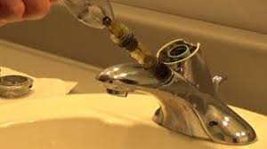 If your faucet is less than 5 years old, it is still under warranty and moen will send you a new cartridge. Moen Bathroom Faucet Repair Moen 1225 Youtube