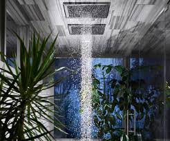 A conveyor belt of workers brings her clouds that she uses to distill into raindrops. Kohler Real Rain Shower Head Rain Shower Head Shower Heads Kohler