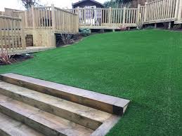 For the most natural look, roll it out so that the blades bend toward your home—making sure that all pieces are laid in the same direction. Can You Put Artificial Grass On A Slope Buy Install And Maintain Artificial Grass