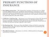 Image of functions of insurance