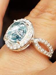 Engagement Style Ashes Infused Glass Cremation Ring 22 Cubic Zirconium Sterling Silver 7 8 Infusion Glass Memorial Jewelry Ashes Ashes Jewelry Memorial Jewelry