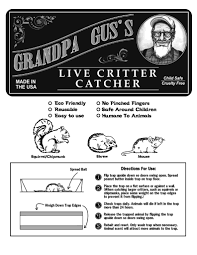 Check out our quick tutorial on setting each style of havahart trap! Grandpa Gus S Live Catch Humane Small Rodent Trap
