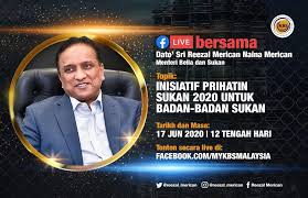 Menteri kanan perdagangan antarabangsa dan industri, kementerian perdagangan talian am : Sidang Media Menteri Belia Dan Sukan Yb Dato Sri Reezal Merican Naina Merican Kl Media