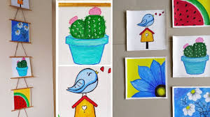 Home decor diy wall painting ideas. 5 Easy Painting Ideas Zero Budget Wall Decoration Diy Home Decor Painting Ideas For Beginner Diy Wall Decor Home Decor Paintings Diy Wall Art