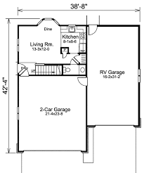 An open floor plan makes the home seem even more spacious. Plan 57157ha Apartment Garage Plus Rv Storage Garage Apartment Plan Garage Plans Apartment Plans