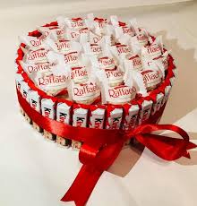 Raffaello Cake Original Birthday Gift Christmas Gift Etsy Strawberry Gifts Candy Gift Box Valentine Gift Baskets