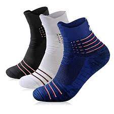 Mens Ankle Athletic Socks Men S Running Sports 3 5 6 7 Pairs Socks Comfort Cushioned Running Tab Socks Mens Athletic Socks Mens Novelty Socks Athletic Socks