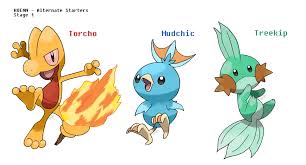 With less then 2 weeks to pokemon sowrd and shield and new starters i thought it would be nice to ch. Gen 3 Alt Type Starters Inspired By U Ill Be Frank Wit You Pokemon