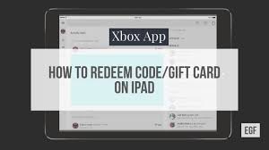 I wanted to purchase a game, upon turning on the xbox i didn't notice i was logged into a secondary account and redeemed my $40 gift card there. How To Redeem Xbox Gift Card On Ipad Youtube