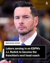 NOTÍCIAS: Os Los Angeles Lakers estão a zerar o JJ Redick como o favorito  do próximo treinador principal da franquia, liga e fontes da indústria de  mídia dizem shamsnba. Redick está servindo
