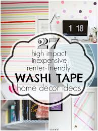 We've waded through the rhinestones and glitter to find 10 chic examples of washi tape in the home that will put your craft store. Remodelaholic 20 Ways To Decorate With Washi Tape
