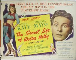THE SECRET LIFE OF WALTER MITTY, Original Danny Kaye Movie Poster