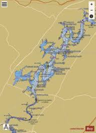 Tennessee River Mile 518 To Mile 564 Marine Chart