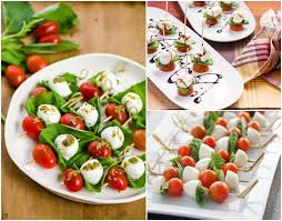 Tomate Mozzarella Spiesse Fingerfood Party Tomate Mozzarella Spiesse Tomate Mozzarella Tomaten Mozzarella Salat