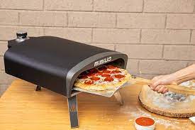 Mimiuo - Forno per pizza a gas per esterni con sistema rotante automatico  (Tisserie G-Forno), con pietra rotonda per pizza da 33 cm e buccia  pieghevole per pizza : Amazon.it: Giardino e